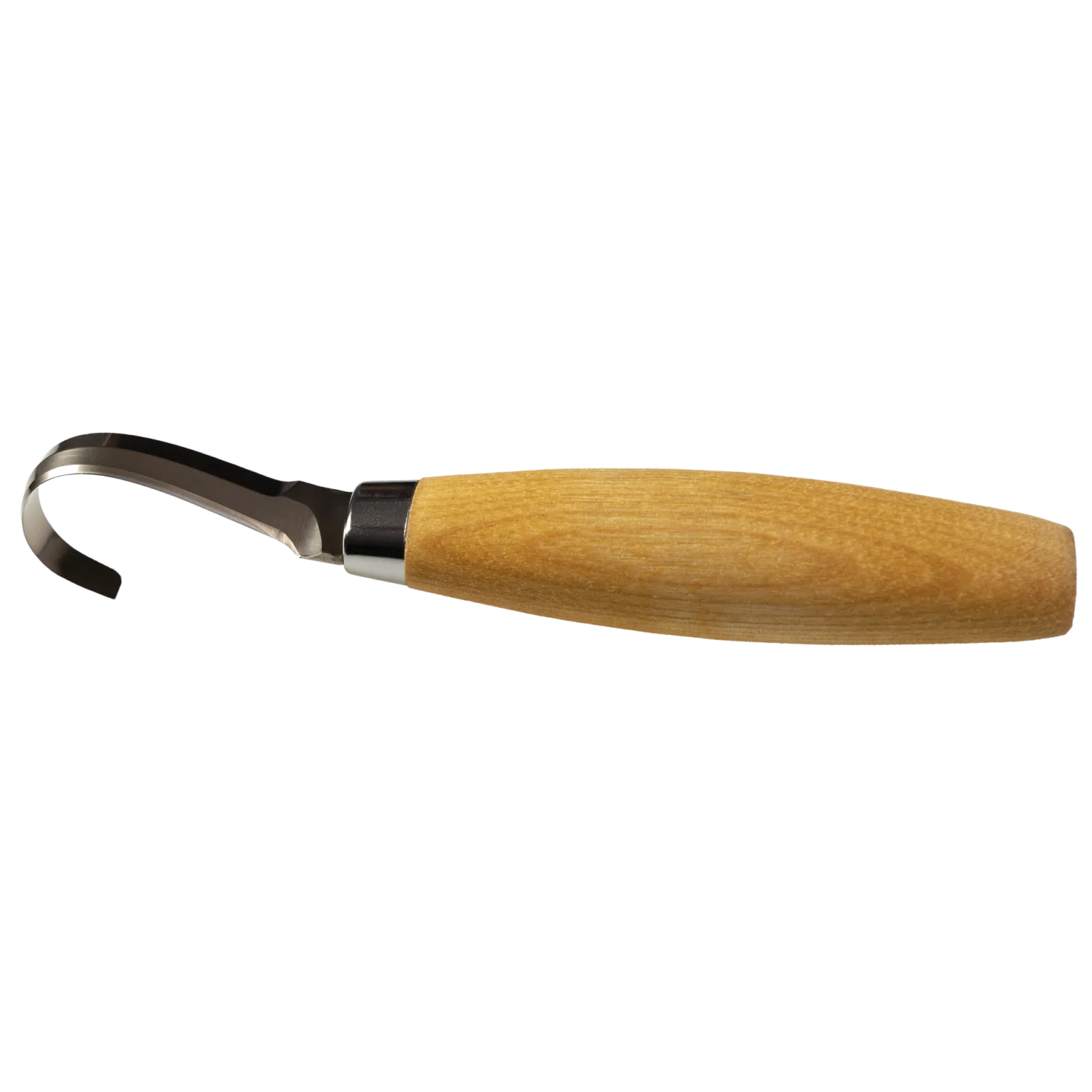 Mora 164 Hook Knife with Leather Sheath - Wood Tamer