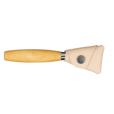 Mora 164 Hook Knife with Leather Sheath - Wood Tamer