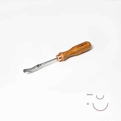 Stryi Short Bent Gouge - Wood Tamer