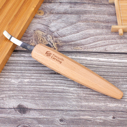 Focuser Shallow Hook Knife - Wood Tamer