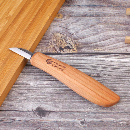 Focuser 52100 Forged Detail Knife - Wood Tamer