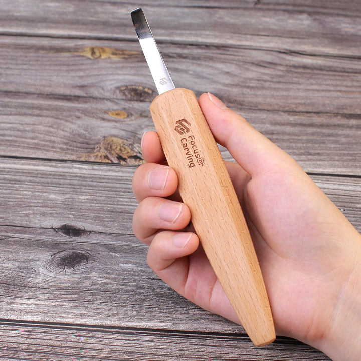 Focuser Shallow Hook Knife - Wood Tamer