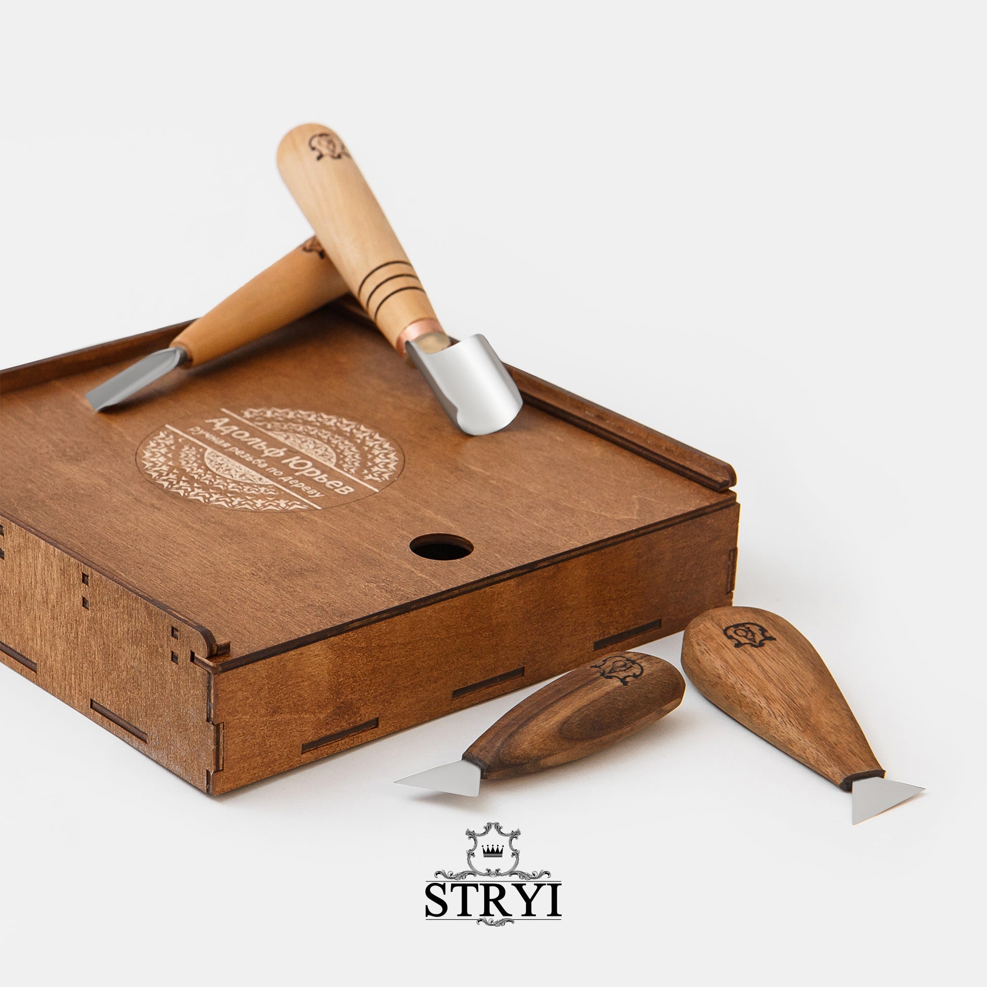 Stryi Basic Wood Carving Tools Set - Wood Tamer