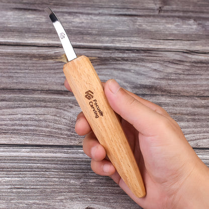 Focuser Shallow Hook Knife - Wood Tamer