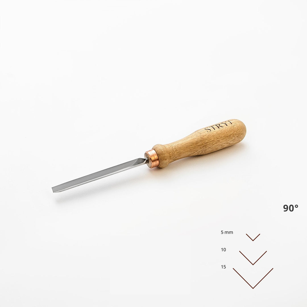 Stryi V-Parting Tool 90 Degrees - Wood Tamer