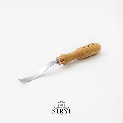 Stryi Long Bent Gouge 1L - Flat - Wood Tamer