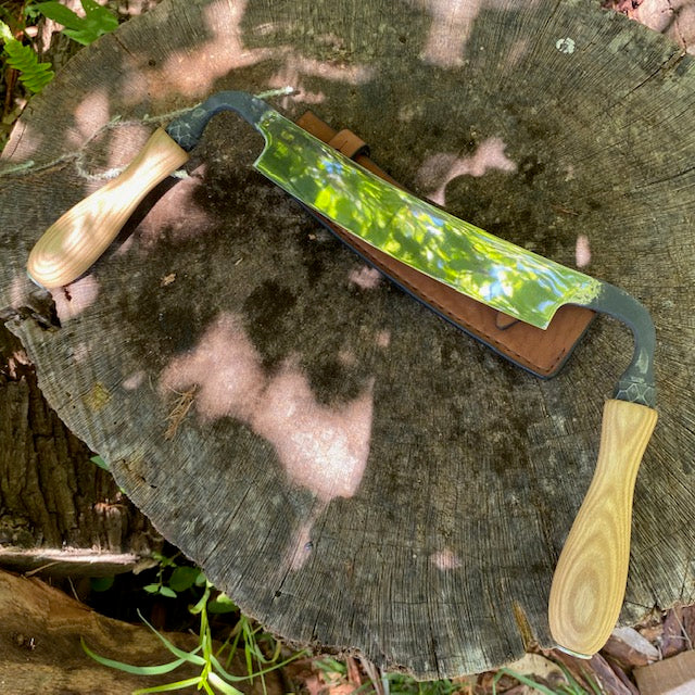 Fadir 20cm Straight Drawknife with a Small Radius - Wood Tamer