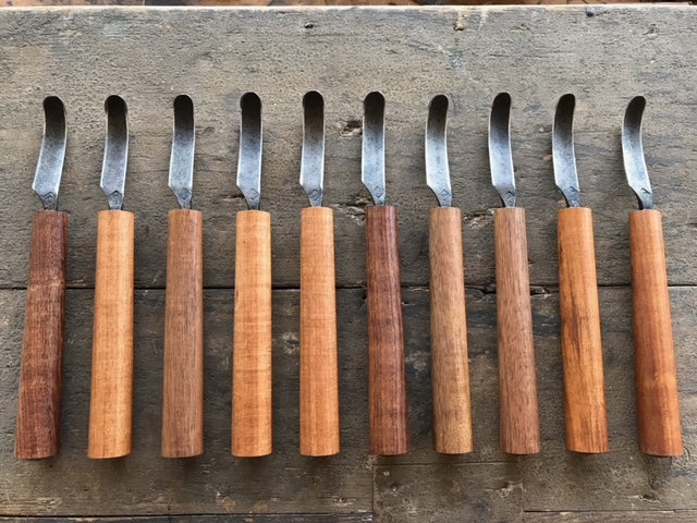 Von Trott Finishing Hook Knife - Right Hand - Wood Tamer