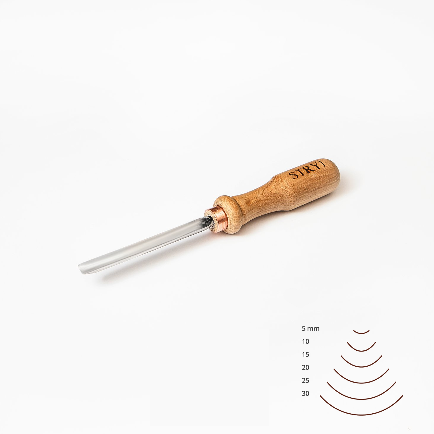 Stryi Gouge/Chisel #8 Sweep - Wood Tamer