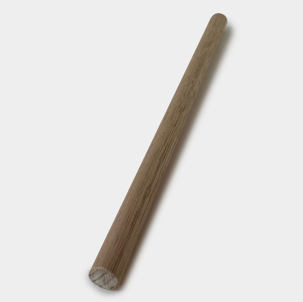 Wooden Dowel for Sharpening and Stropping 300mm Lengths - Wood Tamer