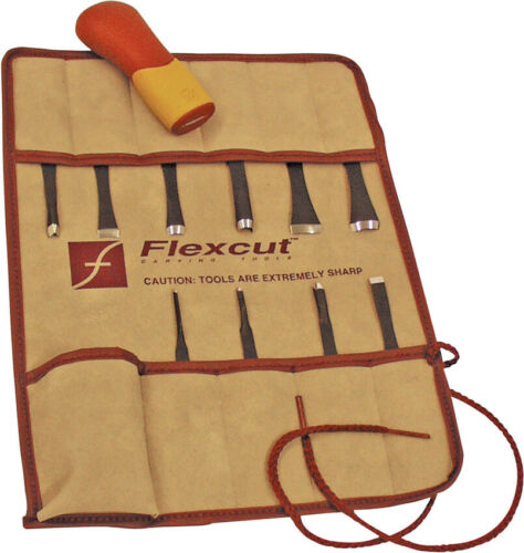 Flexcut 11-Piece Wood Craft Carver Knife Set - SK107 - Wood Tamer