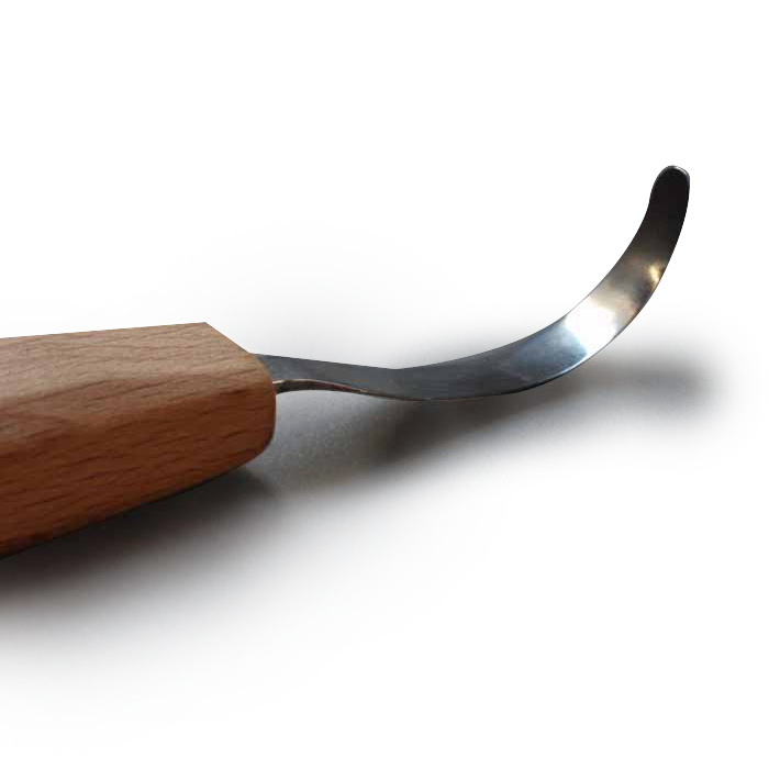 Spoon knife Left Handed Open Curve - Wood Tamer